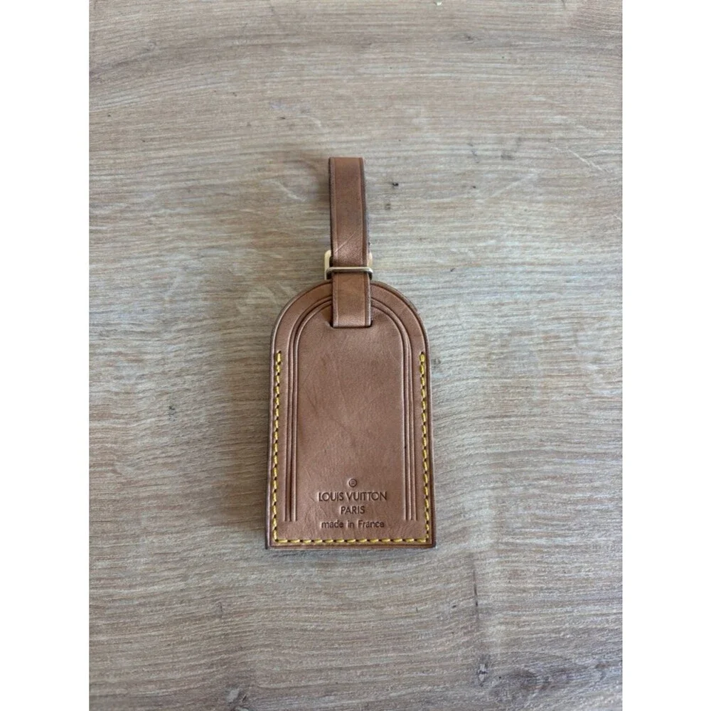 Authentic Louis Vuitton id tag